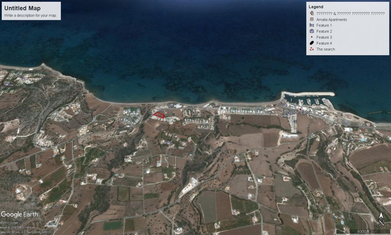 Terrain à Paphos, Chypre, 2 128 m² - image 1
