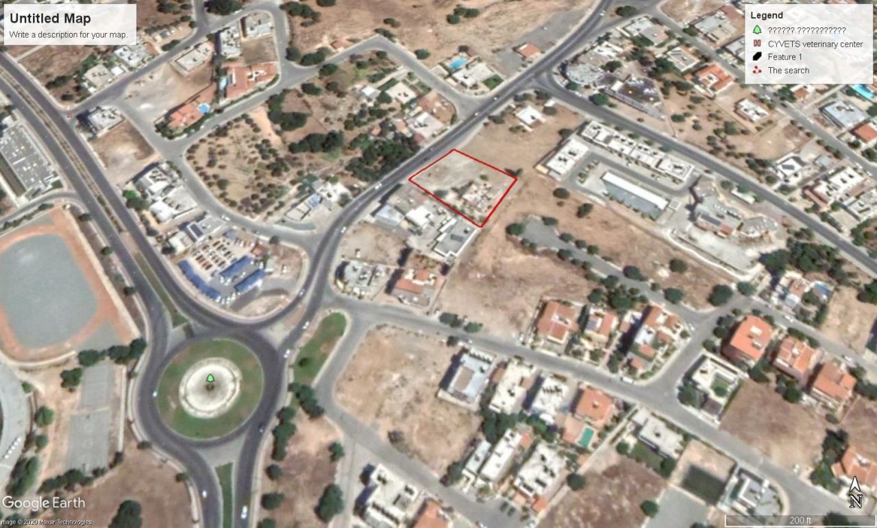 Grundstück in Paphos, Zypern, 1 620 m² - Foto 1