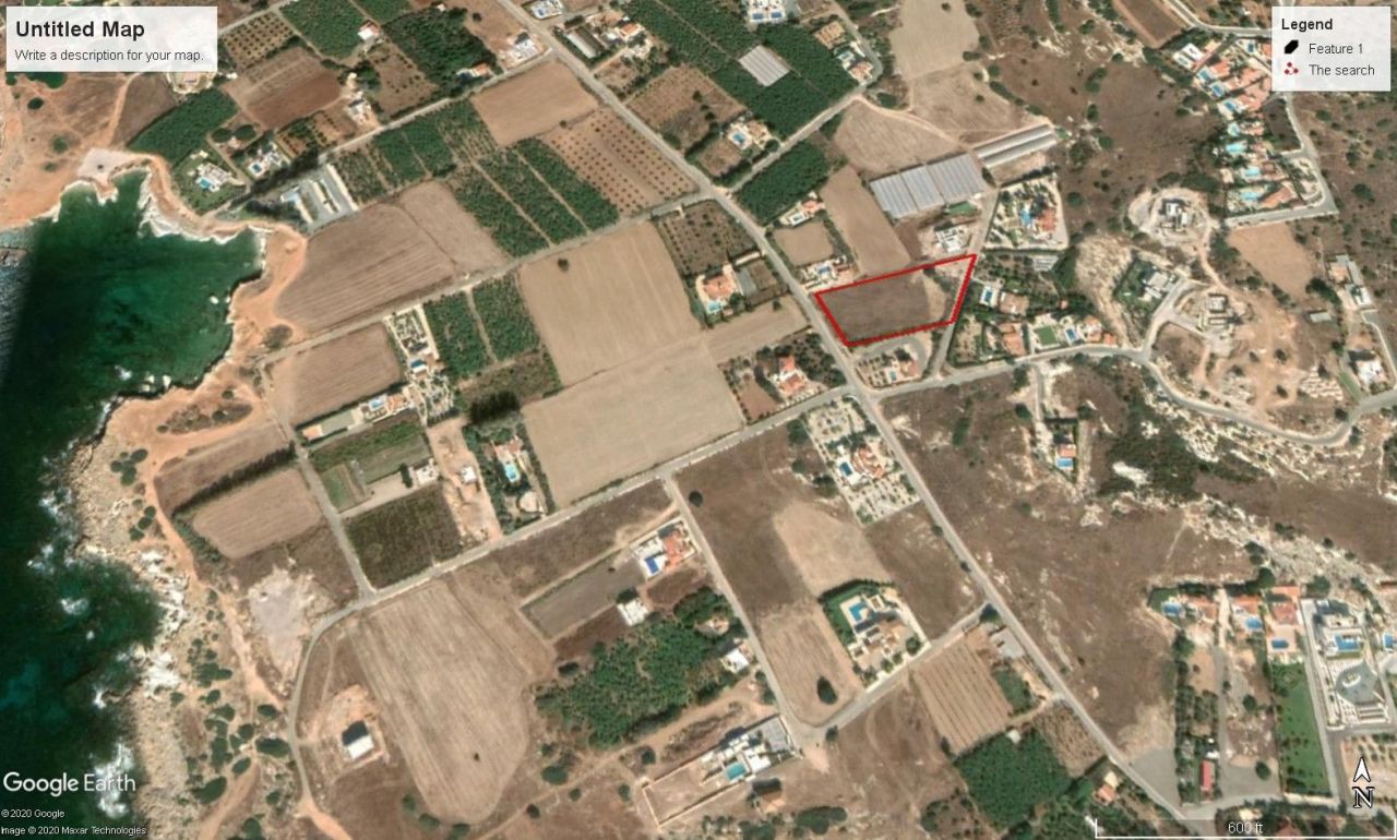 Land in Paphos, Cyprus, 5 376 m² - picture 1