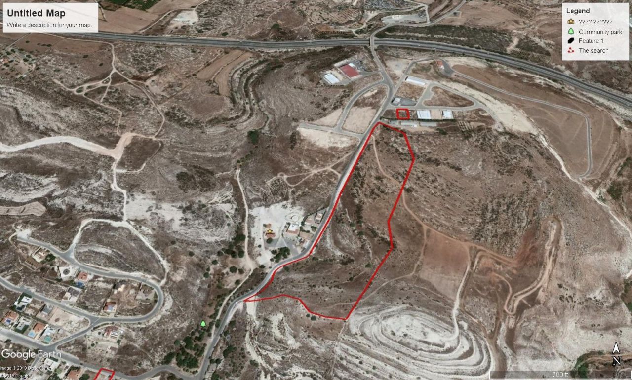 Grundstück in Paphos, Zypern, 47 734 m² - Foto 1