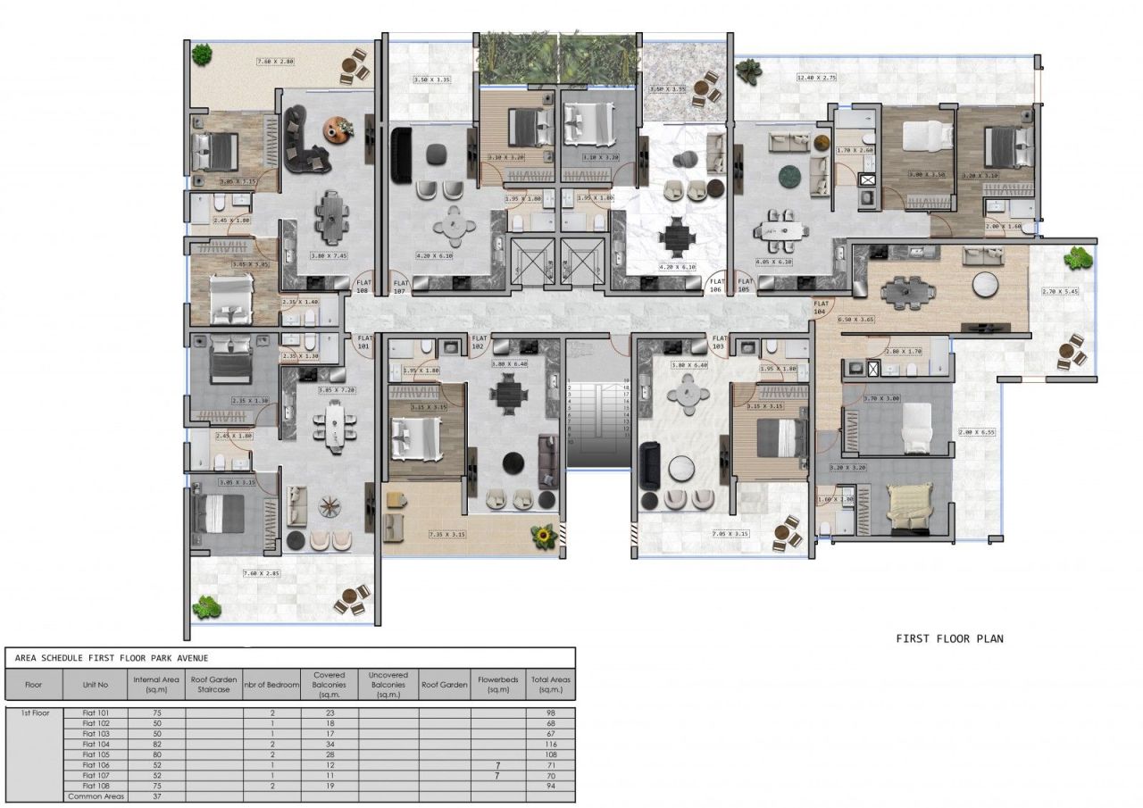 Apartamento en Lárnaca, Chipre, 94 m² - imagen 2