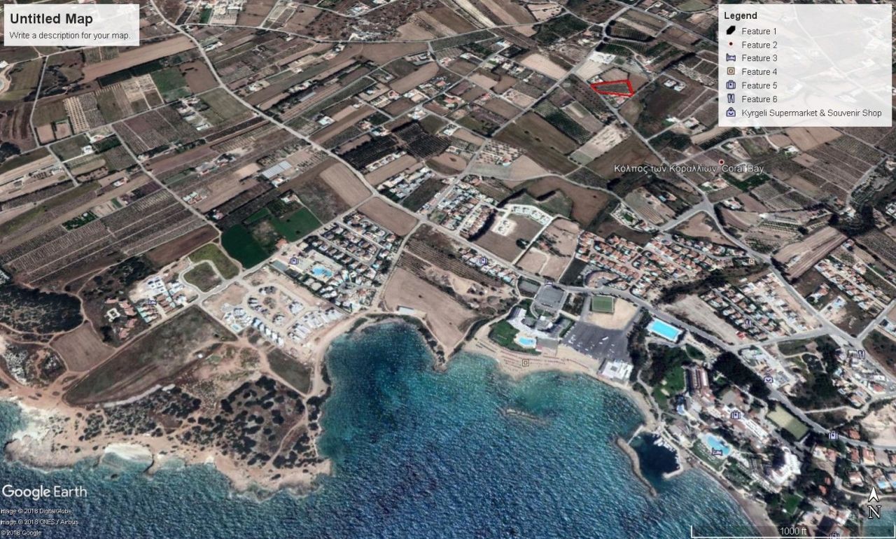 Grundstück in Paphos, Zypern, 4 725 m² - Foto 2