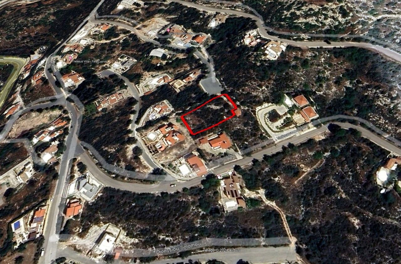 Terreno a Paphos, Cipro, 1 490 m2 - foto 2