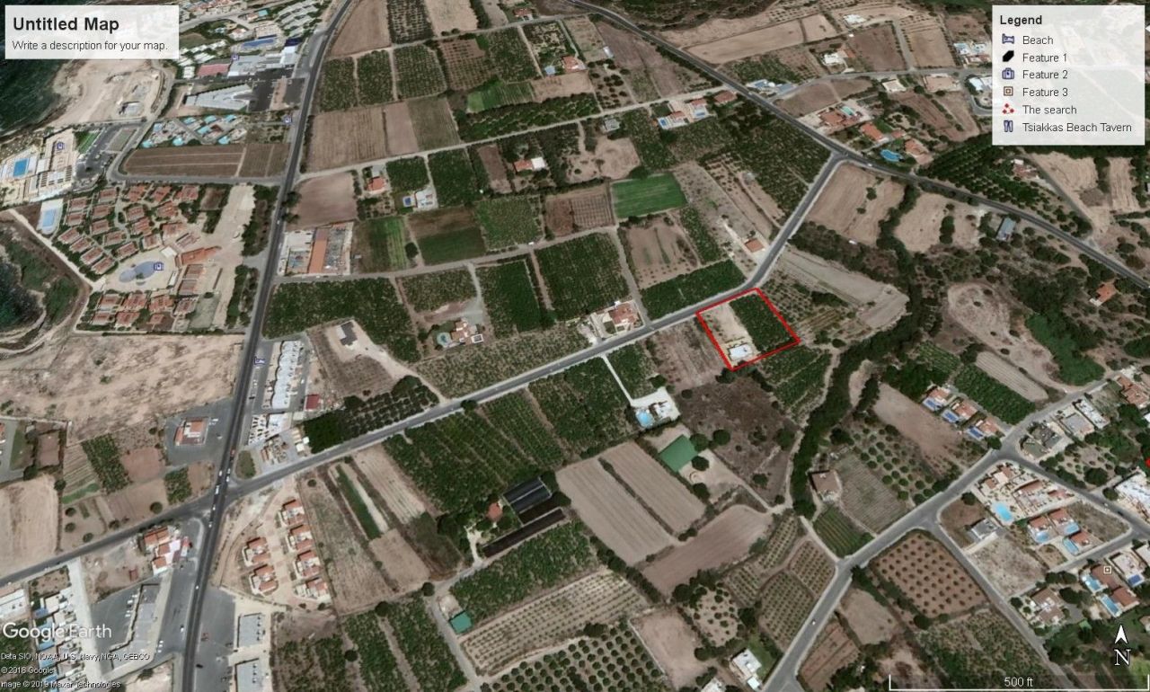Land in Paphos, Cyprus, 870 m² - picture 2