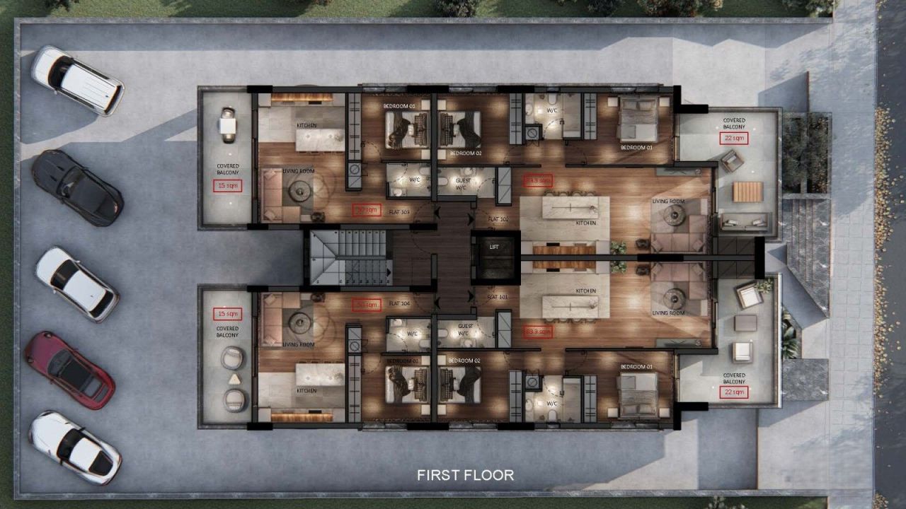 Appartamenti a Limassol, Cipro, 103 m² - foto 2