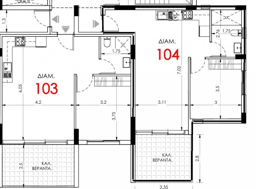 Appartamenti a Limassol, Cipro, 61 m² - foto 2