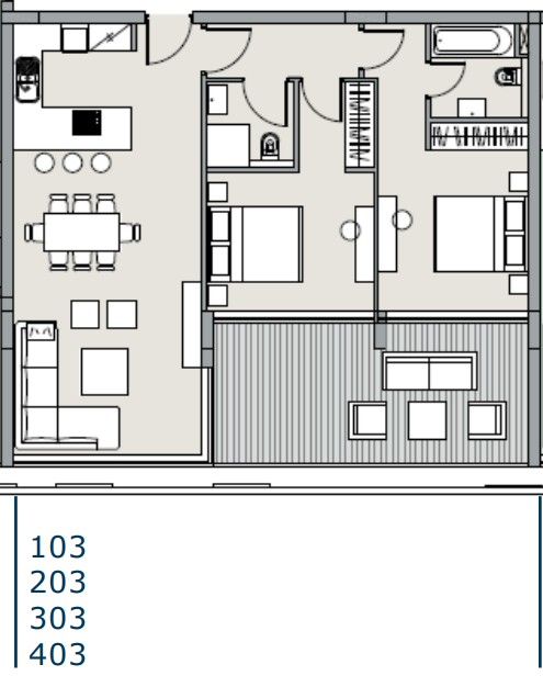 Apartment in Limassol, Cyprus, 107 m² - picture 3