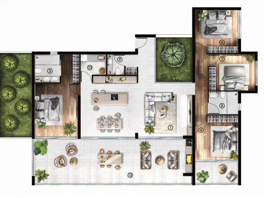 Appartamenti a Paphos, Cipro, 214 m² - foto 4