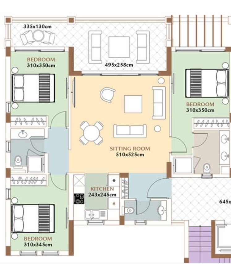 Appartement à Paphos, Chypre, 124 m² - image 4