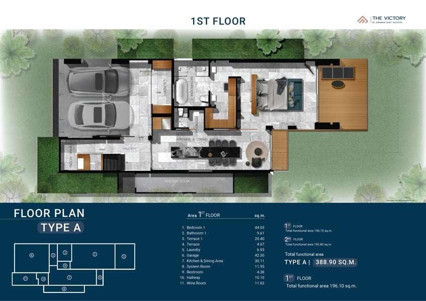 Villa à Phuket, Thaïlande, 388 m² - image 17