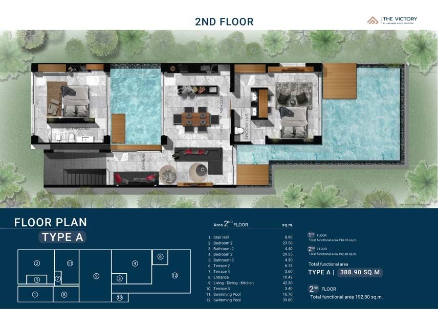 Villa à Phuket, Thaïlande, 388 m² - image 18