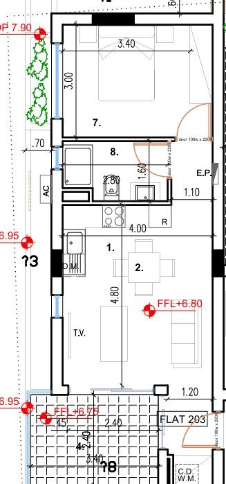 Appartamenti a Larnaca, Cipro, 60 m² - foto 4