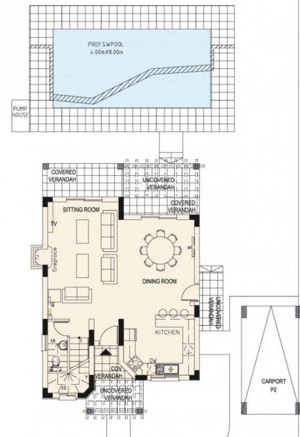 Villa a Paphos, Cipro, 186 m² - foto 4