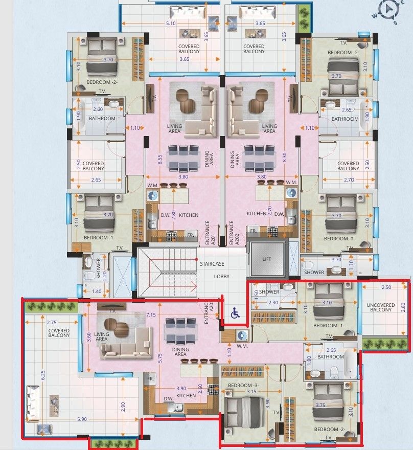Apartment in Larnaca, Cyprus, 129 m² - picture 4