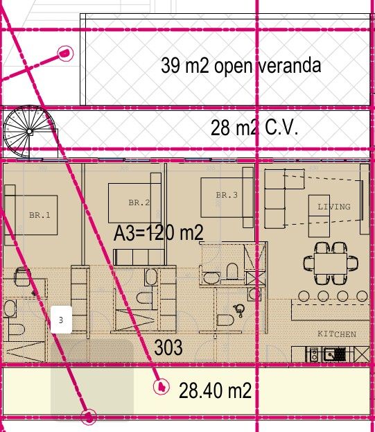 Appartement à Protaras, Chypre, 148 m² - image 4