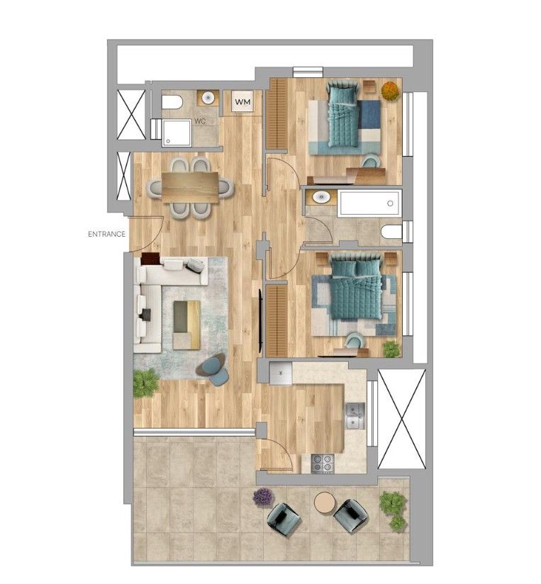 Apartment in Limassol, Zypern, 106 m² - Foto 4