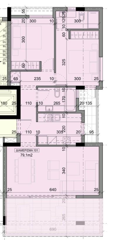 Appartamenti a Larnaca, Cipro, 101 m² - foto 4