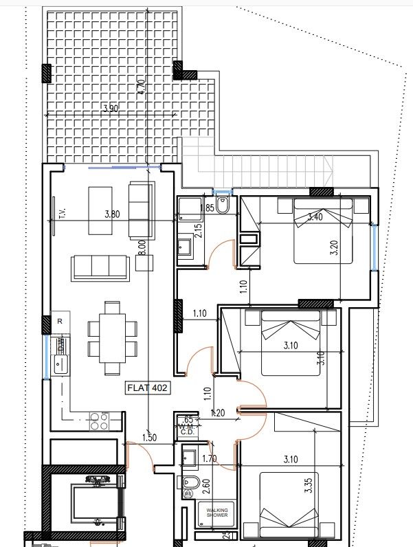 Appartamenti a Larnaca, Cipro, 122 m² - foto 5