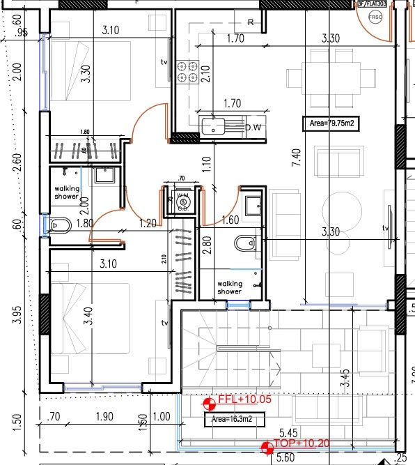 Attico a Larnaca, Cipro, 96 m² - foto 5