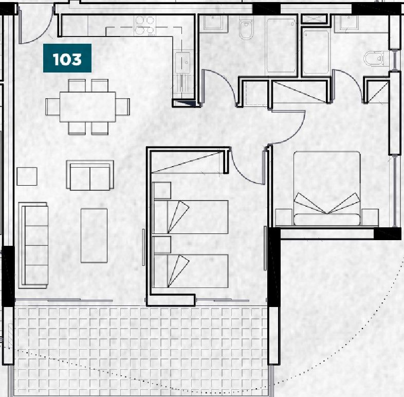 Apartment in Larnaca, Cyprus, 100 m² - picture 5