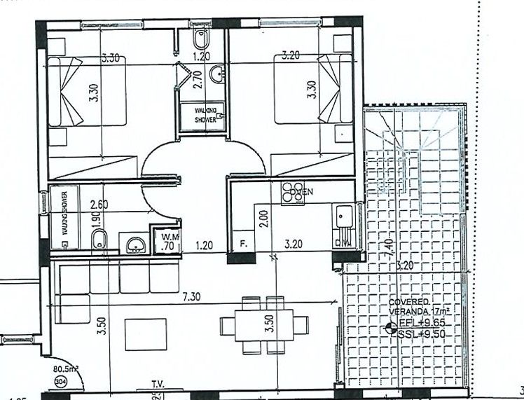 Penthouse in Larnaca, Cyprus, 101 m² - picture 6