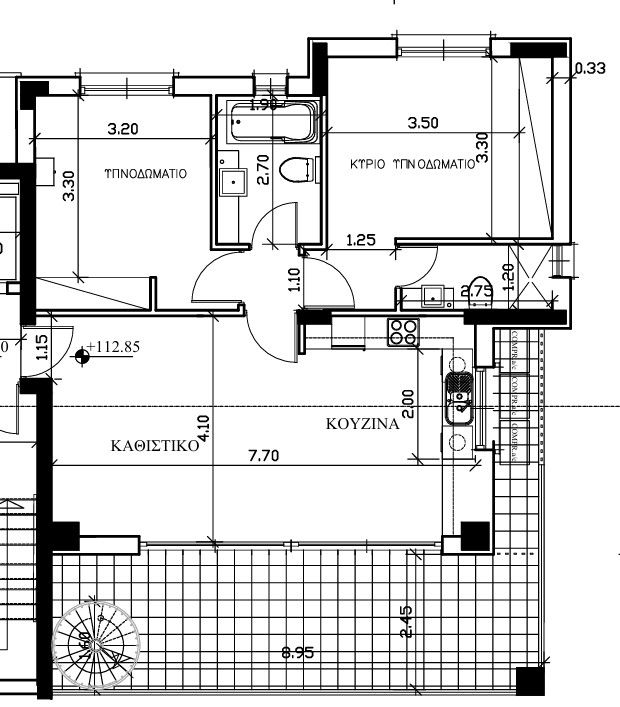 Attico a Limassol, Cipro, 107 m² - foto 6
