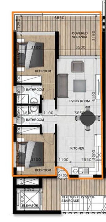 Apartamento en Lárnaca, Chipre, 90 m² - imagen 6