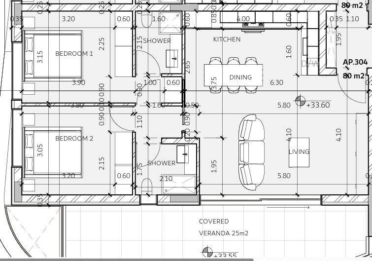 Apartment in Larnaka, Zypern, 100 m² - Foto 6
