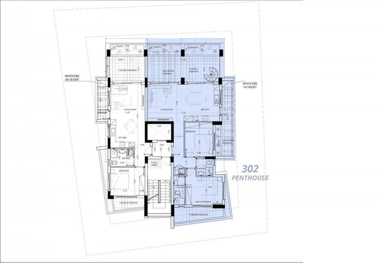 Ático en Limasol, Chipre, 101 m² - imagen 6