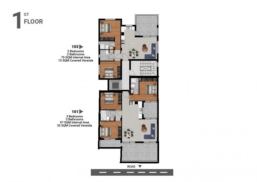 Apartamento en Limasol, Chipre, 132 m² - imagen 6