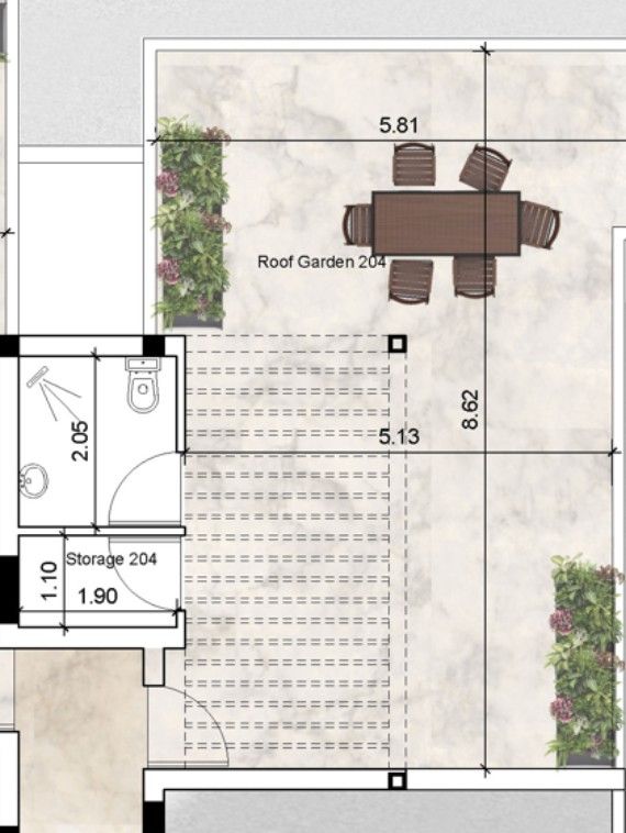 Attico a Larnaca, Cipro, 58 m² - foto 6