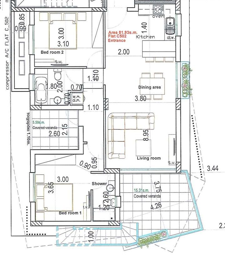 Appartement à Larnaca, Chypre, 103 m² - image 7