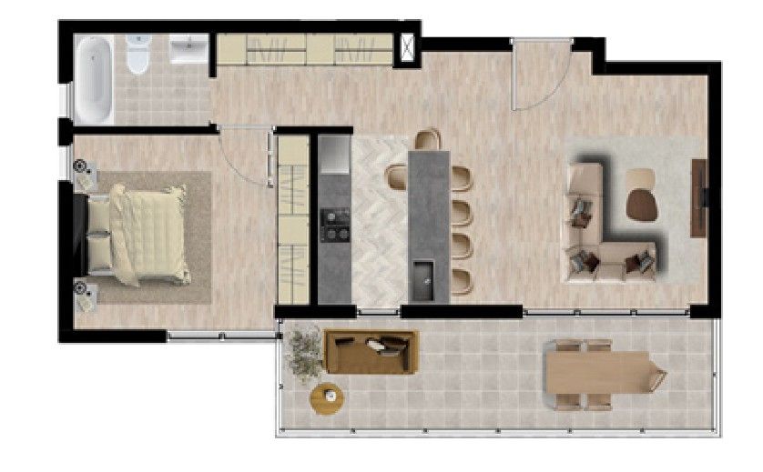 Apartment in Limassol, Cyprus, 67 m² - picture 7