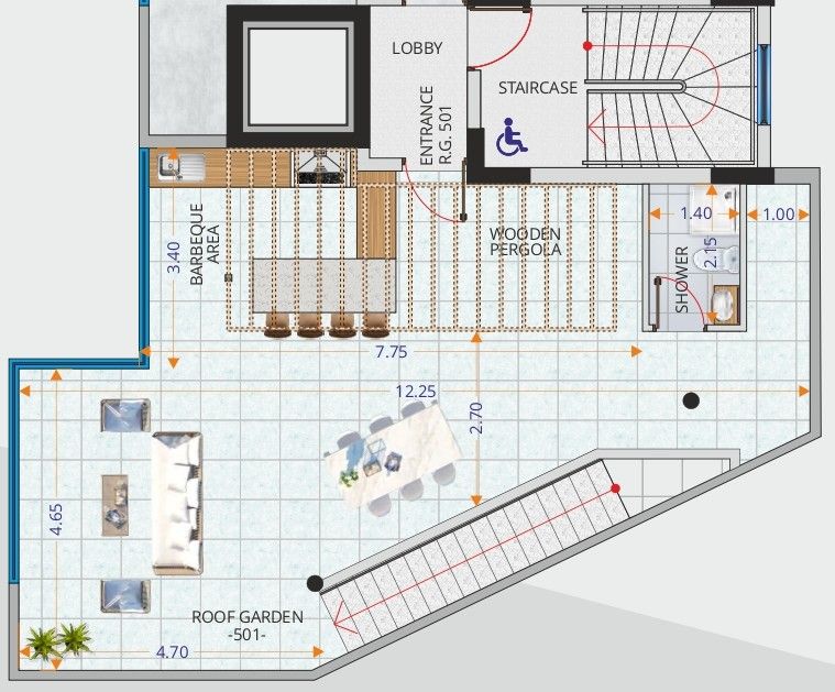 Attico a Larnaca, Cipro, 163 m² - foto 7