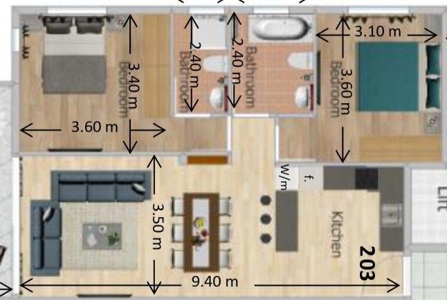 Apartment in Larnaka, Zypern, 85 m² - Foto 7