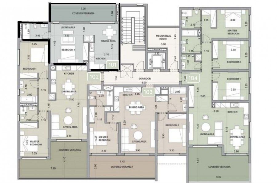 Studio in Limassol, Cyprus, 64 m² - picture 7