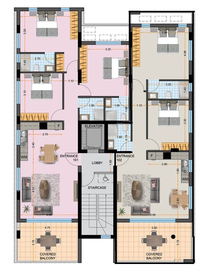 Apartment in Larnaca, Cyprus, 101 m² - picture 7