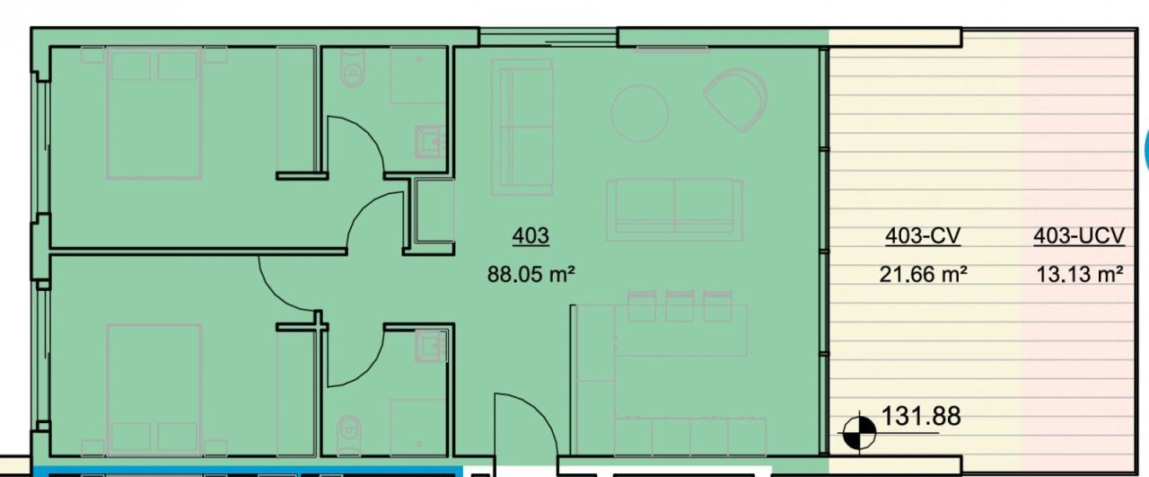 Appartamenti a Limassol, Cipro, 110 m² - foto 7