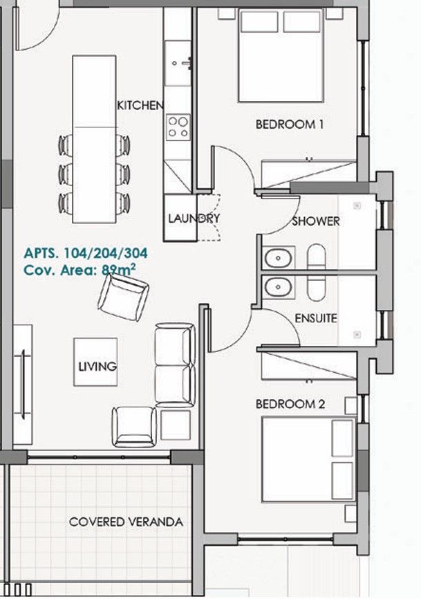 Appartamenti a Paphos, Cipro, 89 m² - foto 7