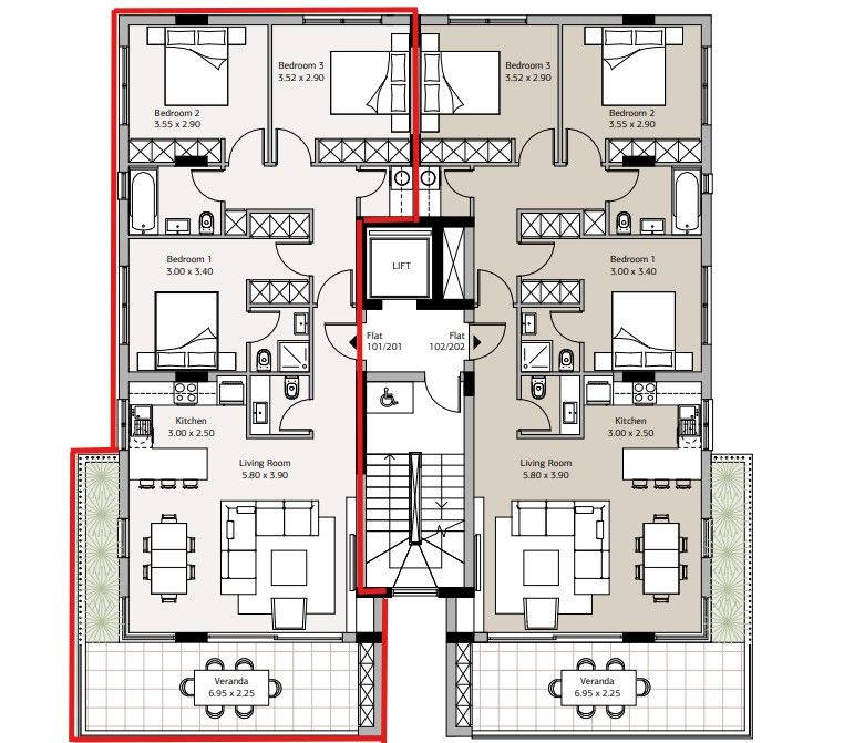 Apartment in Limassol, Zypern, 124 m² - Foto 8