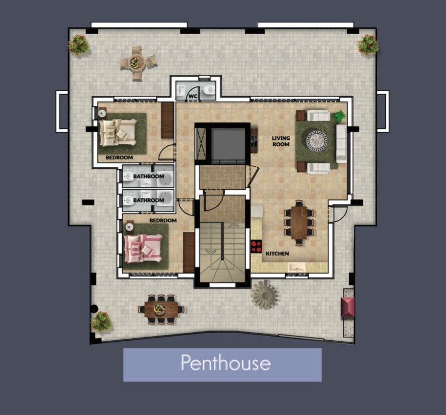 Ático en Limasol, Chipre, 101 m² - imagen 8