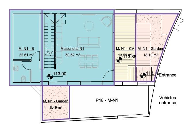 Stadthaus in Limassol, Zypern, 123 m² - Foto 8