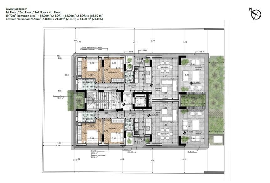 Appartamenti a Limassol, Cipro, 111 m² - foto 8