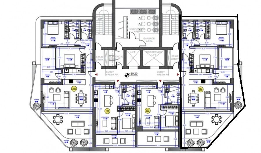 Appartamenti a Limassol, Cipro, 129 m² - foto 8