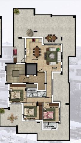 Penthouse à Limassol, Chypre, 130 m² - image 8