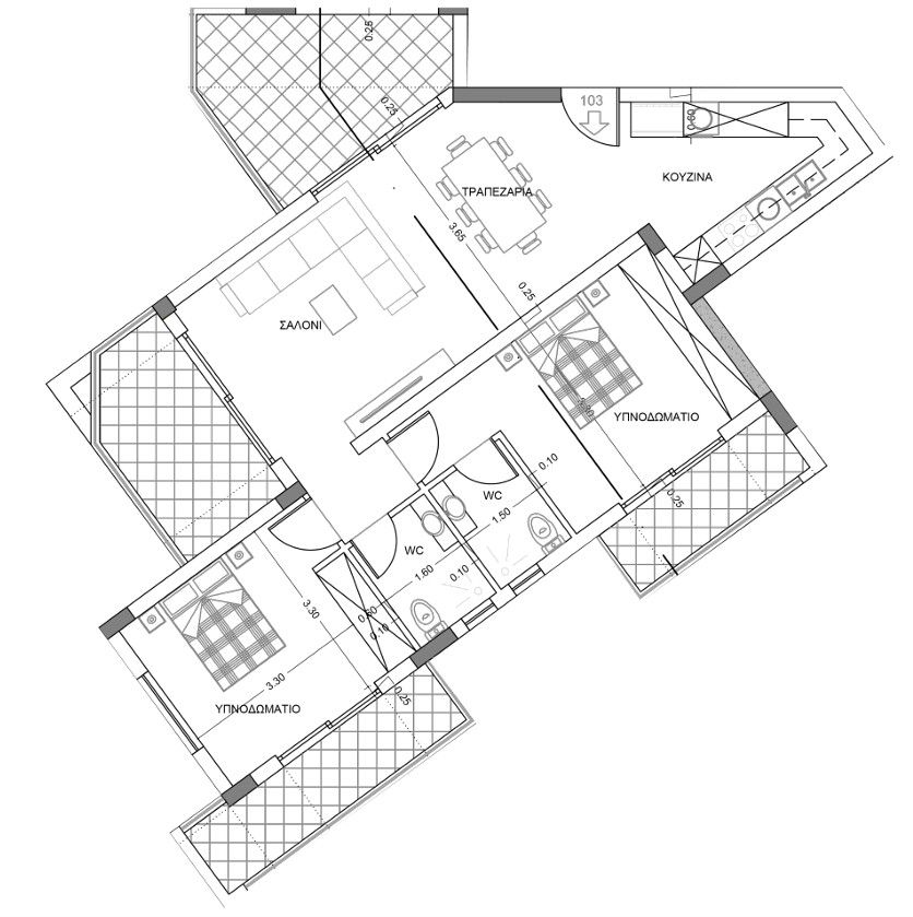 Appartamenti a Paphos, Cipro, 116 m² - foto 8