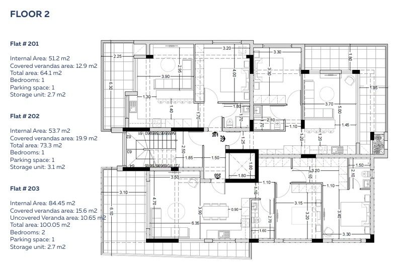Appartamenti a Limassol, Cipro, 64 m² - foto 8