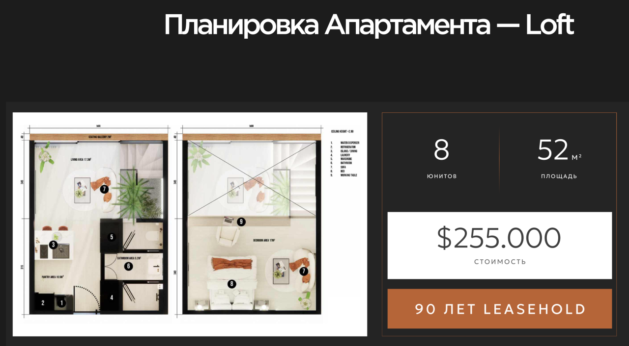 Appartamento a Canggu, Indonesia, 52 m² - foto 16