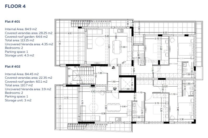 Penthouse in Limassol, Cyprus, 113 m² - picture 8