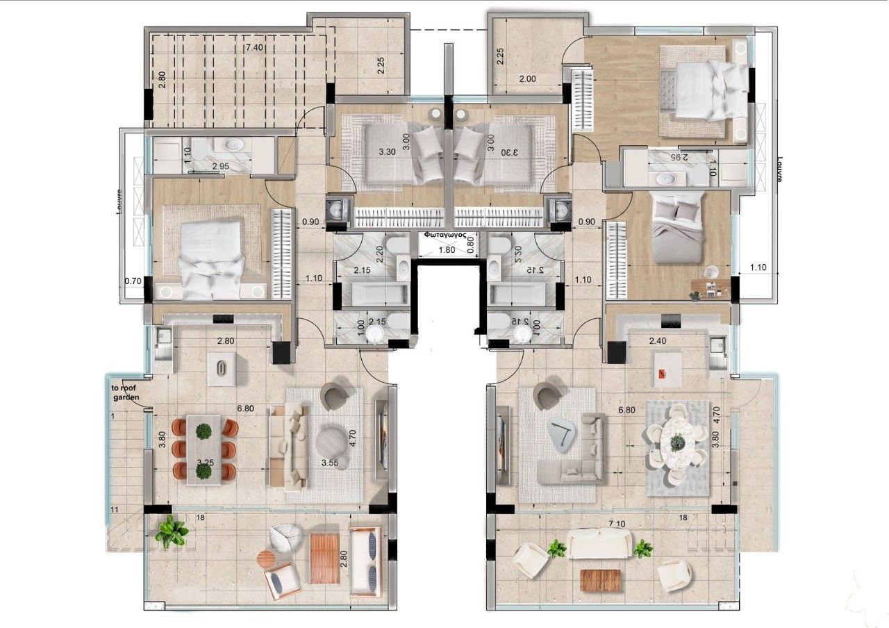Apartamento en Lárnaca, Chipre, 130 m² - imagen 10